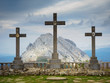 © Jose maria ceballos  - Three crosses in the Urkiola mountain