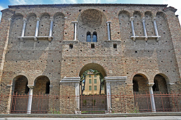 Poster - King Theodoric palace facade. The palace built in the year 400 is one of the city tourist attractions.