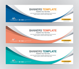 Wall Mural - Abstract Web banner design background or header Templates