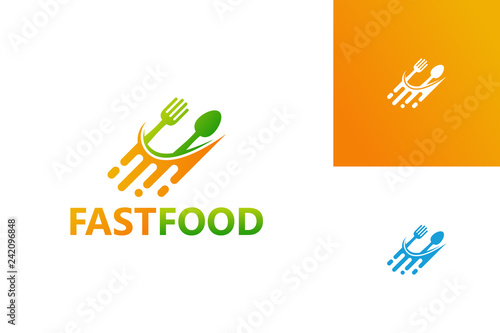 Fast Food Logo Template Design Vector Emblem Design Concept