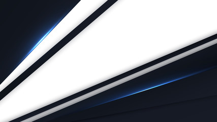 Wall Mural - carbon plates and blue neon lighting with white background