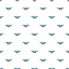 Sticker - Wings veterans day pattern seamless vector repeat for any web design