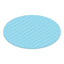 Round Carpet Icon. Isometric Of Round Carpet Vector Icon For Web Design Isolated On White Background