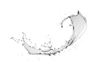 Water Splash isolated on white background