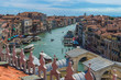 Venice Rialto view from above
