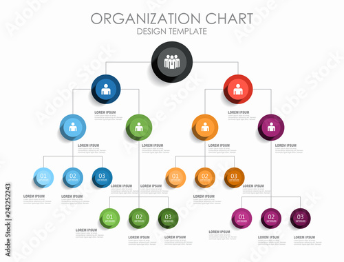 Cuadros en Lienzo Infographic design template with place for your data