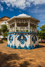This Traditional Bandstand Is Located In The Center Of The City And Is Where Many Parties Are Held