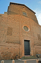 Poster - Italy, Ravenna, old Saint Domenico church in Cavour street.