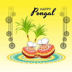 Canvas Print - Happy Pongal.