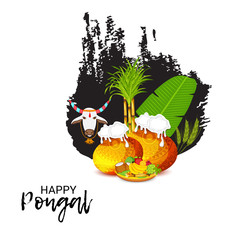 Canvas Print - Happy Pongal.