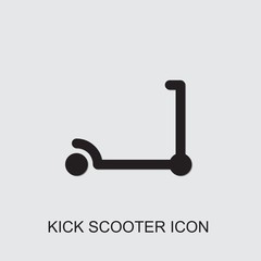 Canvas Print - kick scooter icon