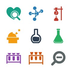 Sticker - research icons