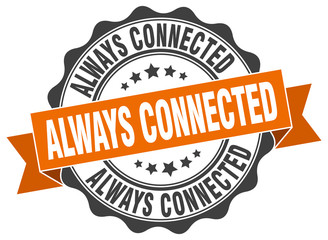 always connected stamp. sign. seal