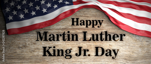 Fotografía Happy Martin Luther King jr day