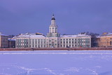 Fototapeta Młodzieżowe - View from the city of St. Petersburg in the winter