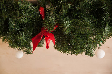 A Christmas new year tree decorations