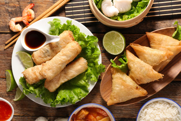 Poster - assorted asian food