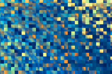 Abstract square blocks shapes gradient pattern background