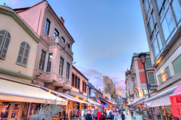 Canvas Print - Thessaloniki twilight, Greece