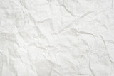 Fototapeta  - Crumpled white paper