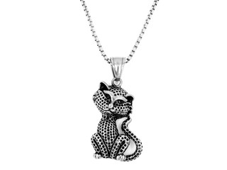 Wall Mural - Jewelry, Pendant Cat. Stainless steel