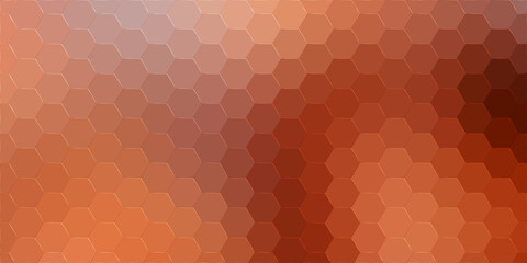 Wall Mural - Abstract hexagonal background. Vector geometric background with hexagons and gradient effect. Bright color vector background illustration.