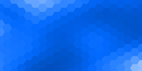 Wall Mural - Abstract hexagonal background. Vector geometric background with hexagons and gradient effect. Bright color vector background illustration.