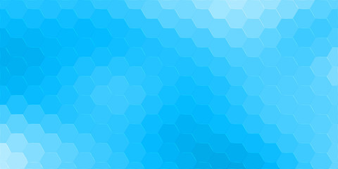Wall Mural - Abstract hexagonal background. Vector geometric background with hexagons and gradient effect. Bright color vector background illustration.