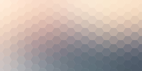 Wall Mural - Abstract hexagonal background. Vector geometric background with hexagons and gradient effect. Bright color vector background illustration.