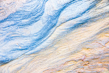 Abstract Rock Layers - Natural Pattern Blue Background