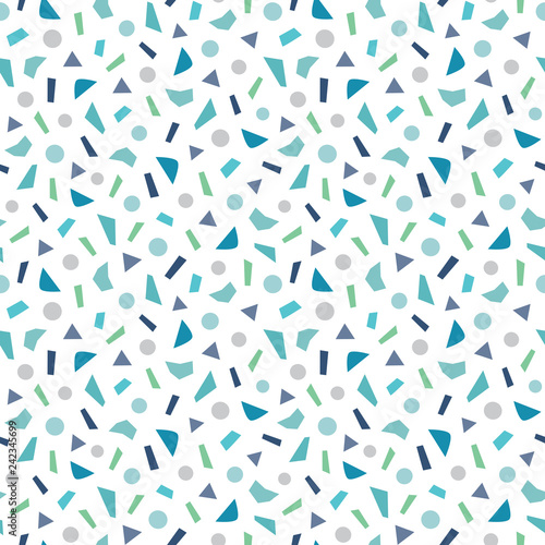 seamless vector confetti style pattern