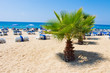 Alanya Kleopatra beach in summer resort in Turkey