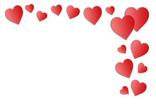 Hearts Background. Valentines Day Background