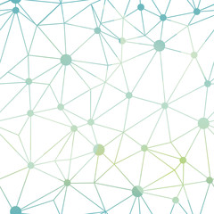 Blue white gradient dots network seamless pattern. Great for technology inspired wallpaper, backgrounds, invitations, packaging design projects. Surface pattern design.