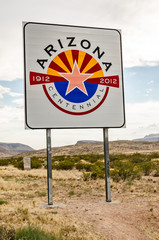 Wall Mural - Arizona Centennial Sign