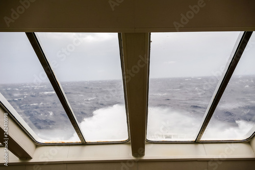 Fotografía interior seating of a modern sea ferry boat
