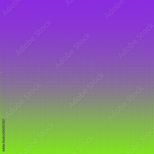 Vertical gradient halftone dots background. Pop art template, texture. Purple...