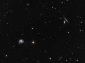Wall Mural - galaxy m99 (messier 99) in constellation coma berenicus