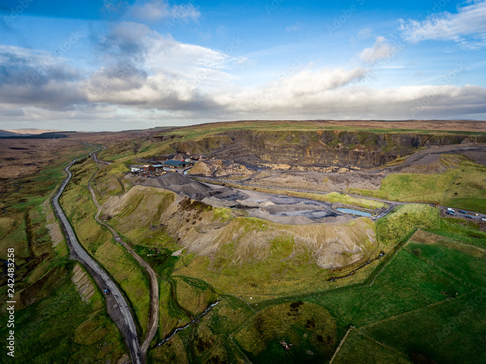 Trefil Trefil Quarry in South Wales UK. The Quarry is a popular filming ...