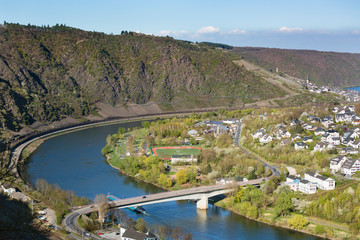 Cochem And Moselle River, Germany