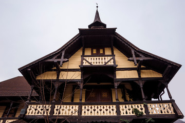 Poster - Sinaia documentary project. Abandoned house in Sinaia city, Prahova Valley, Romania