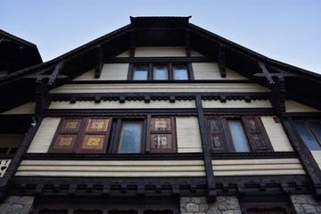 Poster - Sinaia documentary project. Abandoned house in Sinaia city, Prahova Valley, Romania