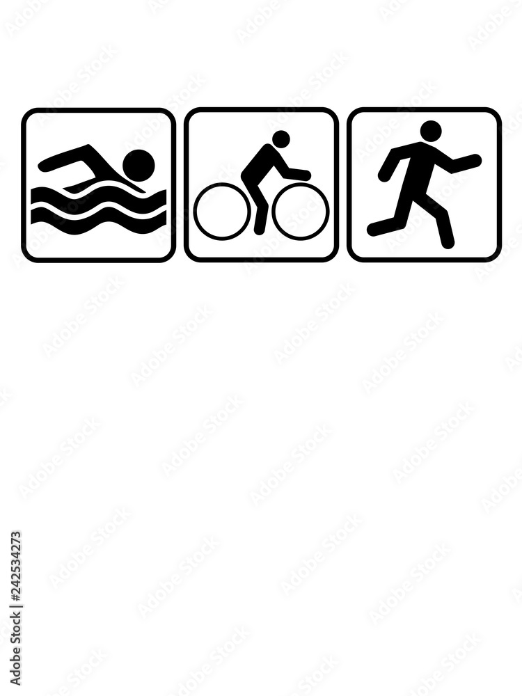 Triathlon-Sticker Pack - 2 Coole Aufkleber Für Sch Produktbild-Vorschau 3