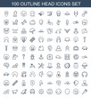 © HN Works - 100 head icons