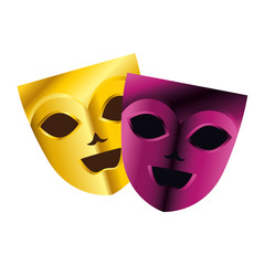 theater and carnival masks