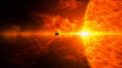 Spacecraft sun exploration