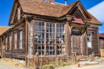 Bodie, ghost town, abandoned gold mining town, California, USA