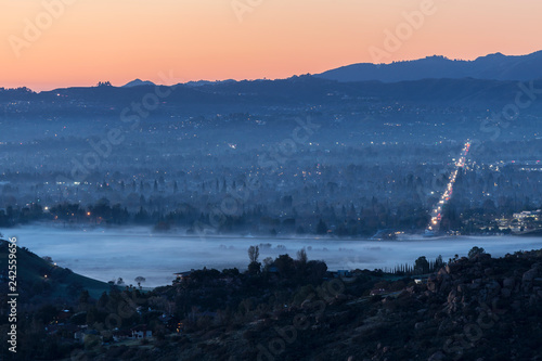 Morning ground fog and the ...