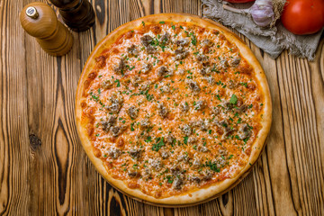 Poster - Italian meat pizza