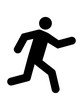 cool piktogramm gehen schnell rennen wettrennen logo clipart triathlon schnell gesund laufen